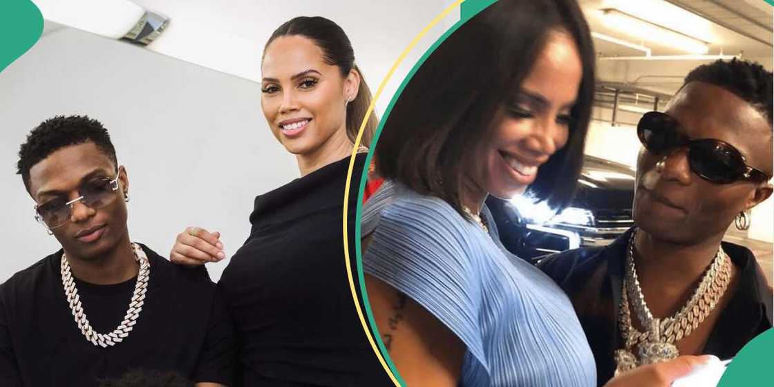 Jada P and Wizkid step out in style. Jada P and Wizkid step out in style.