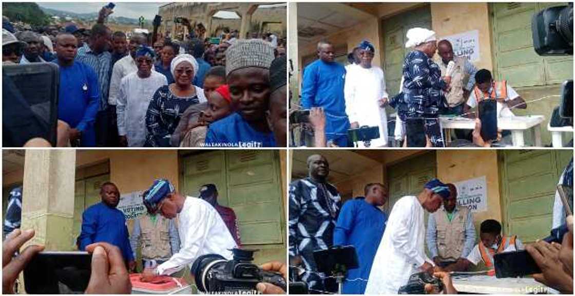 Oyetola votes Oyetola votes