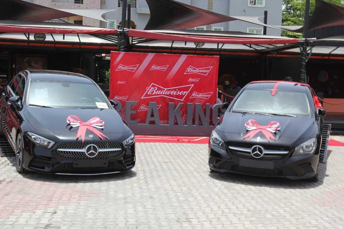 Budweiser Smooth Kick-off Campaign Records Mercedes Benz Grand Prize Winners