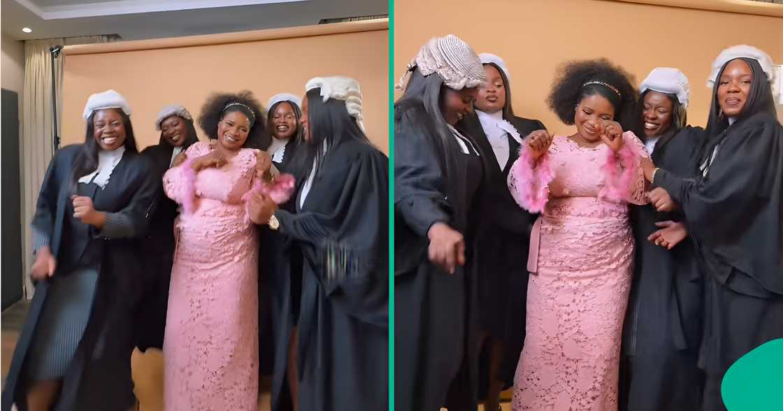 Nigerian woman's four daughters get called to bar.