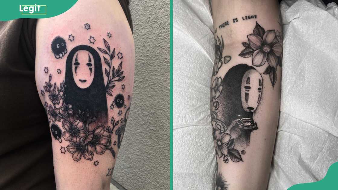 No Face spirited away tattoo