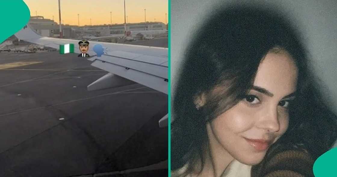 White lady who boarded flight with Nigerian pilot shares experience White lady who boarded flight with Nigerian pilot shares experience