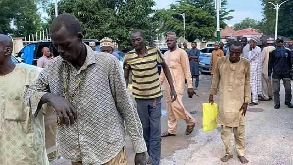 Hounan mutum 11 da Matawalle ya ceto daga hannun 'yan bindiga Hounan mutum 11 da Matawalle ya ceto daga hannun 'yan bindiga