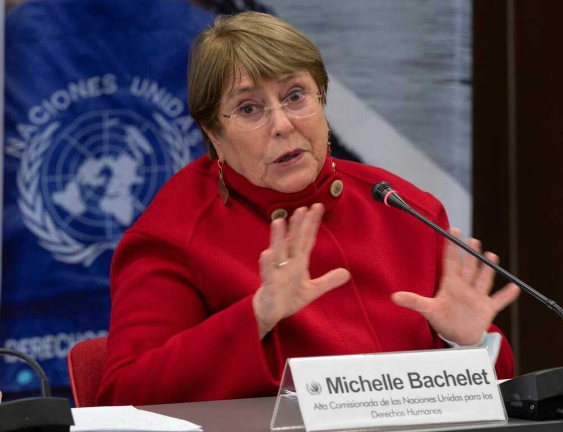 UN High Commissioner for Human Rights Michelle Bachelet (pictured July 2022) will visit Rohingya camps and meet with Prime Minister Sheikh Hasina during a visit to Bangladesh UN High Commissioner for Human Rights Michelle Bachelet (pictured July 2022) will visit Rohingya camps and meet with Prime Minister Sheikh Hasina during a visit to Bangladesh