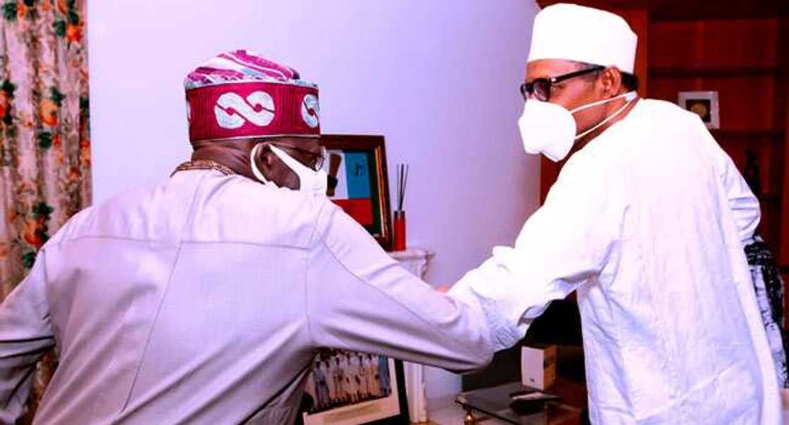 Buhari da Tinubu Buhari da Tinubu