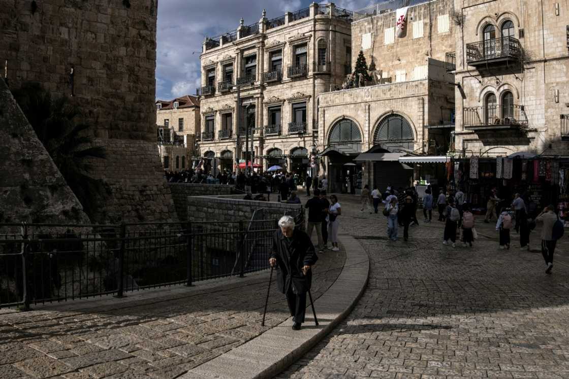 The distinctive pale Jerusalem stone is central to the Holy Land's characteristic architecture The distinctive pale Jerusalem stone is central to the Holy Land's characteristic architecture