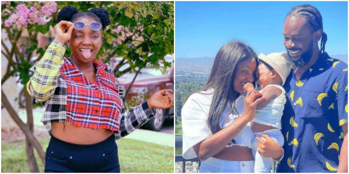 Simi wards off admirers. Simi wards off admirers.