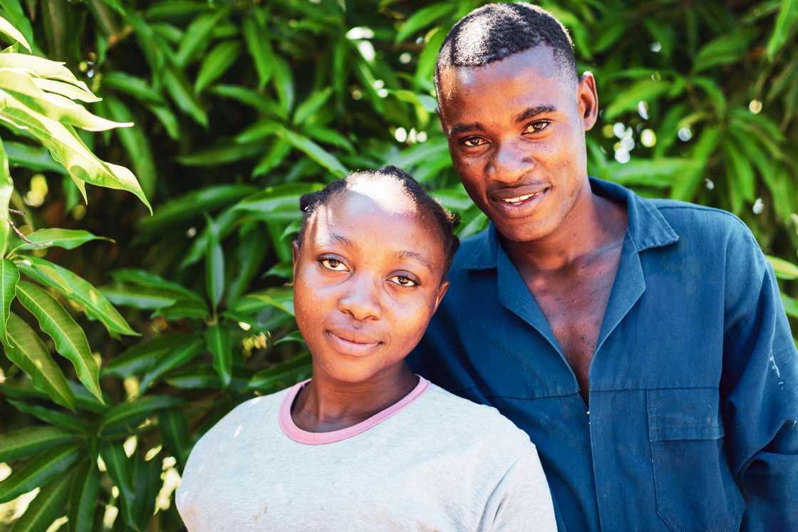 A young couple A young couple