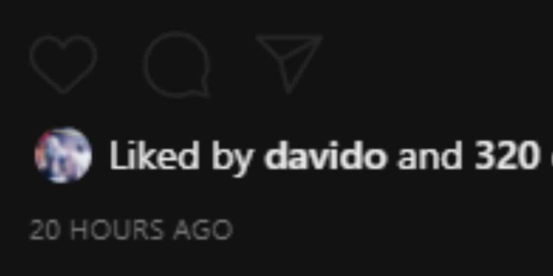 Davido likes post of talented artist that made a portrait of him Davido likes post of talented artist that made a portrait of him