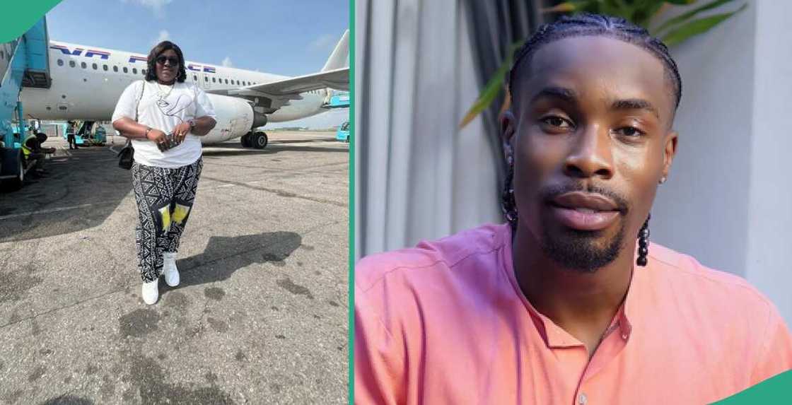 Reactions as Nigerian lady leaks her chat with BBNaija Neo after entering same flight with him Reactions as Nigerian lady leaks her chat with BBNaija Neo after entering same flight with him