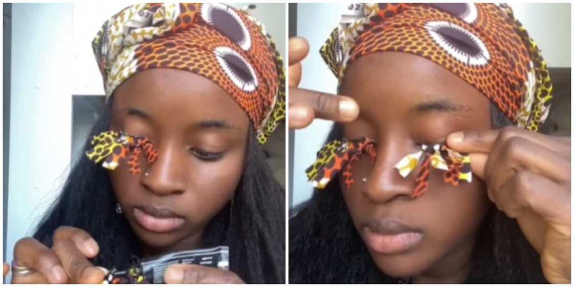 Ankara eyelashes