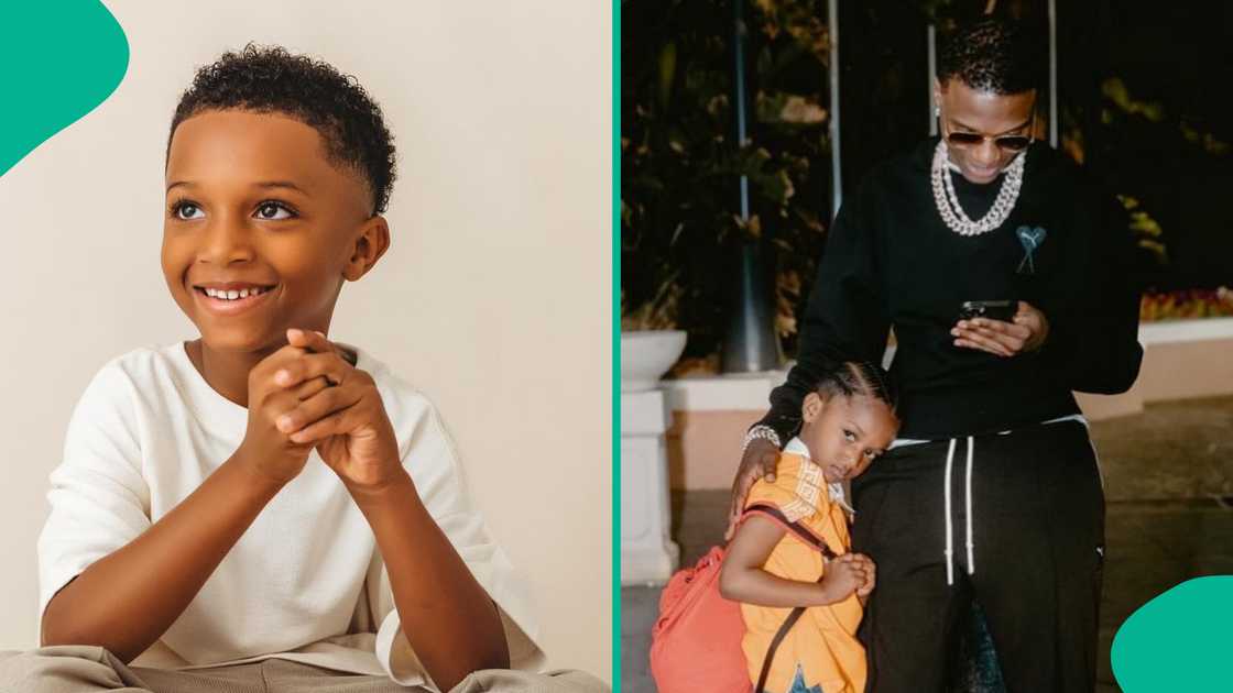 Wizkid's son Zion marks his 7th birthday