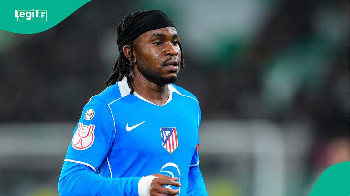 Ademola Lookman, Atletico Madrid, Real Betis, Copa del Rey, Spain. Ademola Lookman, Atletico Madrid, Real Betis, Copa del Rey, Spain.