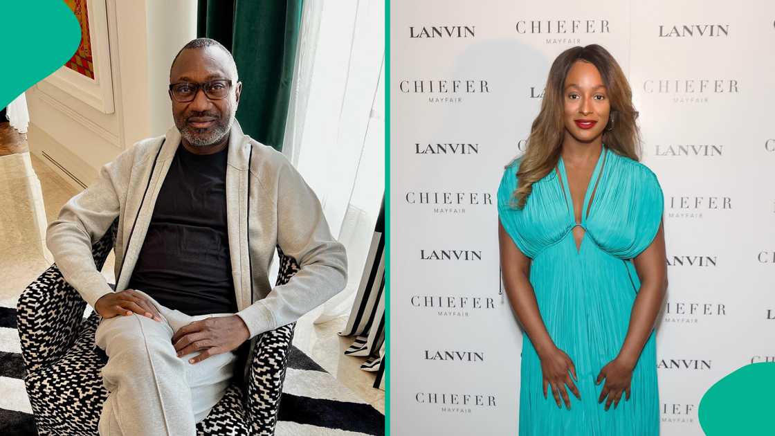 Femi Otedola reacts to DJ Cuppy's baptism