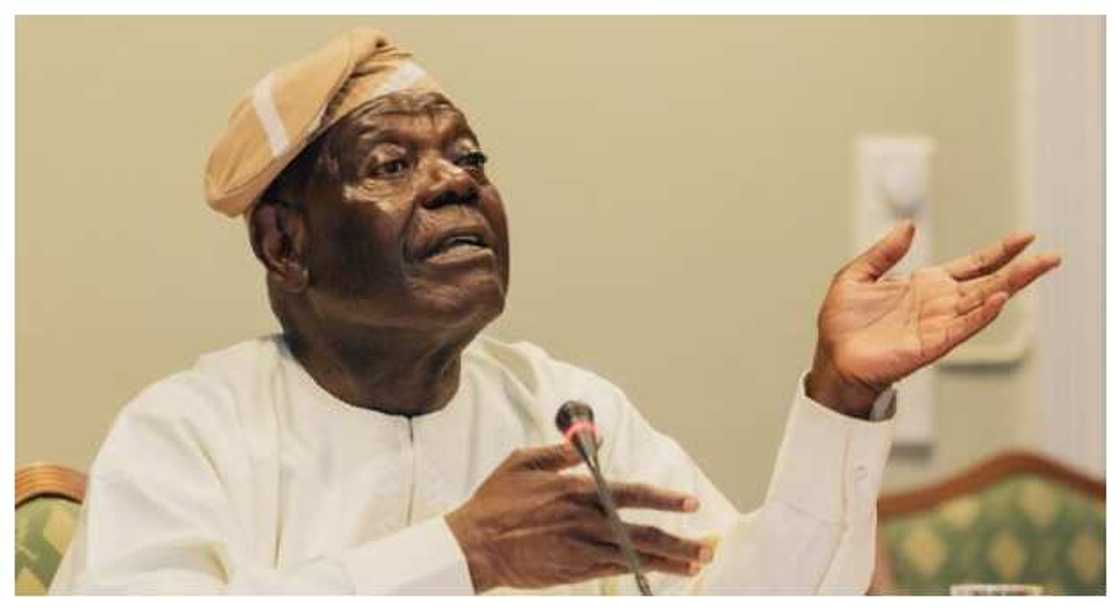 Tsohon shugaban jam'iyyar APC, Cif Bisi Akande Tsohon shugaban jam'iyyar APC, Cif Bisi Akande