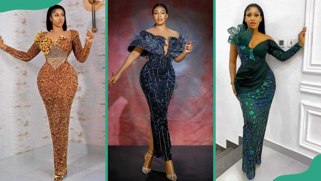 Nigerian lace styles and designs