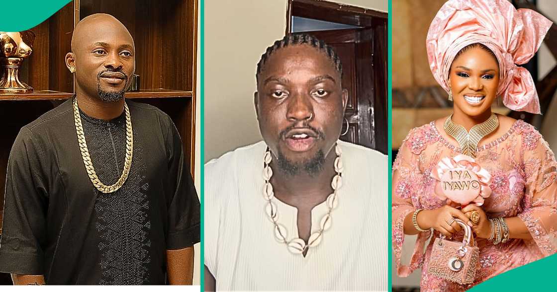 Jigan Baba Oja speaks up after VeryDarkMan mentions his name among those on alleged WhatsApp group.