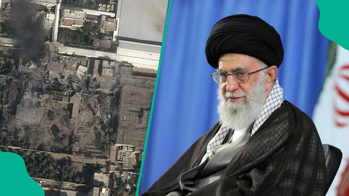 Satellite imagery shows extensive destruction at the compound of Iran’s Supreme Leader, showing several buildings reduced to rubble after recent strikes in Tehran.