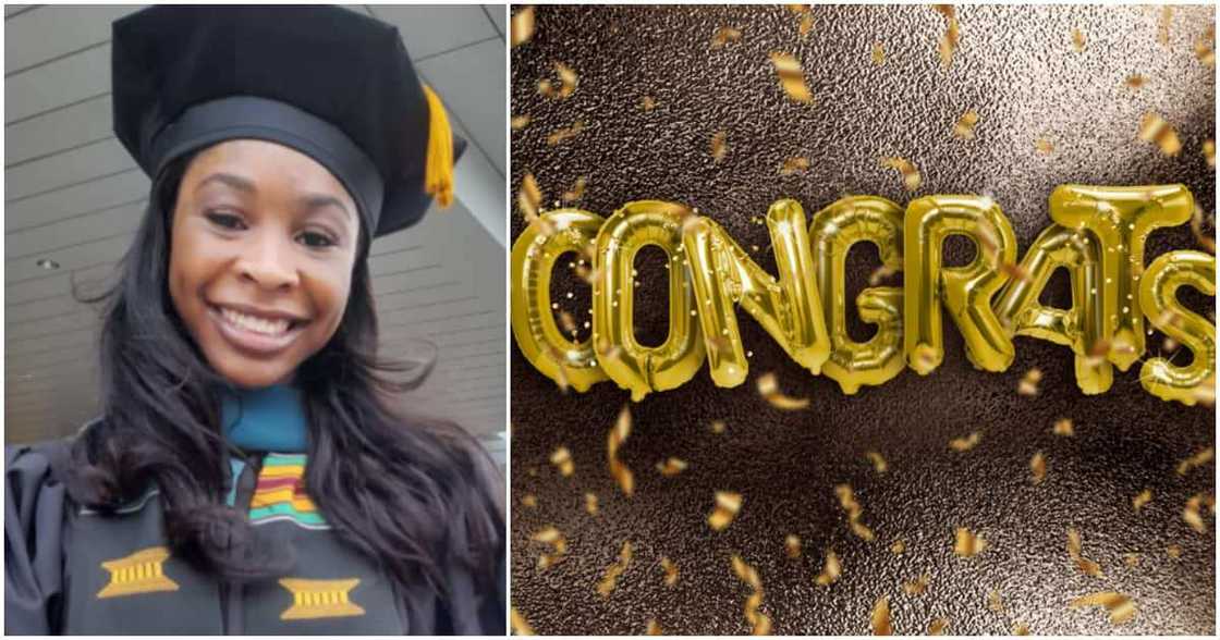 Brilliant lady graduates with PhD at 24.