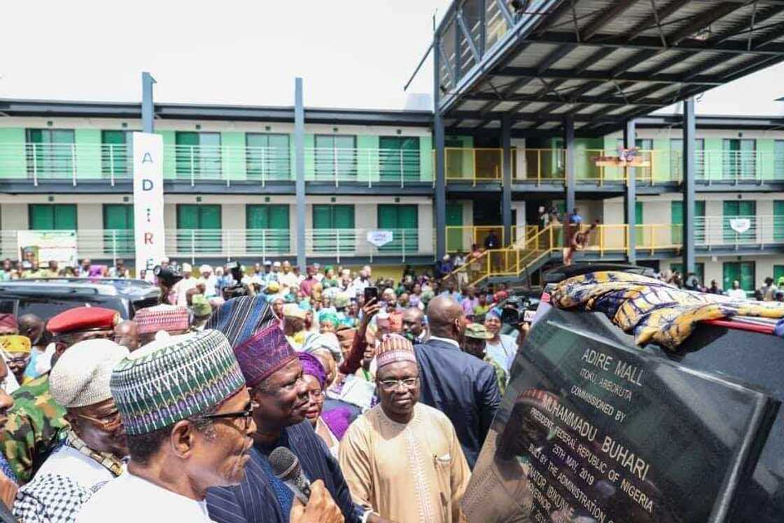 Hotunan ayyukan da Buhari ya kaddamar a jihar Ogun