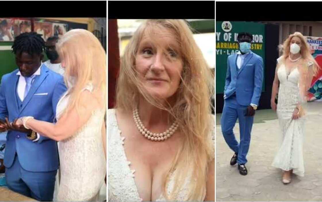 Nigerian man gets married to his Oyinbo sweetheart at Ikoyi Registry in Lagos Nigerian man gets married to his Oyinbo sweetheart at Ikoyi Registry in Lagos