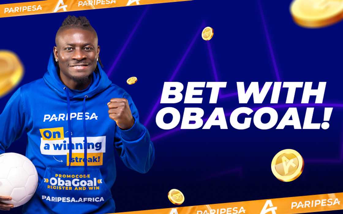 Massive New Year Bonus: Bet with Obafemi Martins and get up to N180,000 on PariPesa! Massive New Year Bonus: Bet with Obafemi Martins and get up to N180,000 on PariPesa!