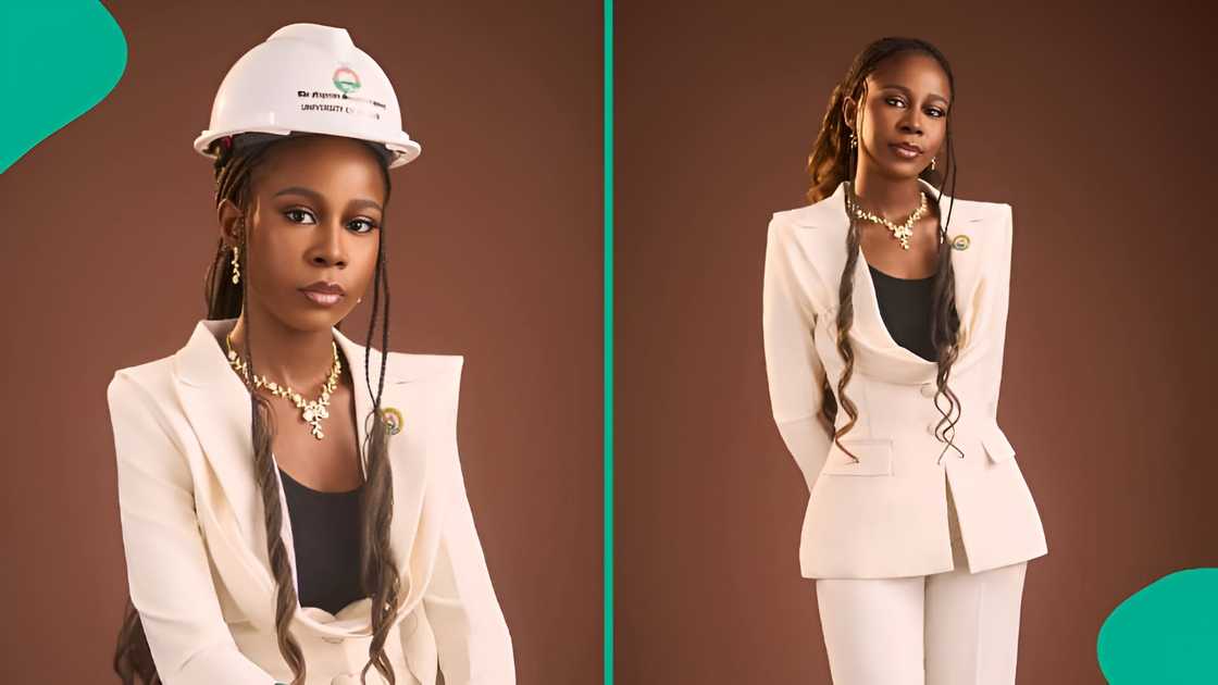 University of Ibadan graduate Okpewo Okeoghene Freda goes viral after sharing her 3.52 CGPA, first-class honors, and record as best graduating female in Agricultural and Environmental Engineering. University of Ibadan graduate Okpewo Okeoghene Freda goes viral after sharing her 3.52 CGPA, first-class honors, and record as best graduating female in Agricultural and Environmental Engineering.