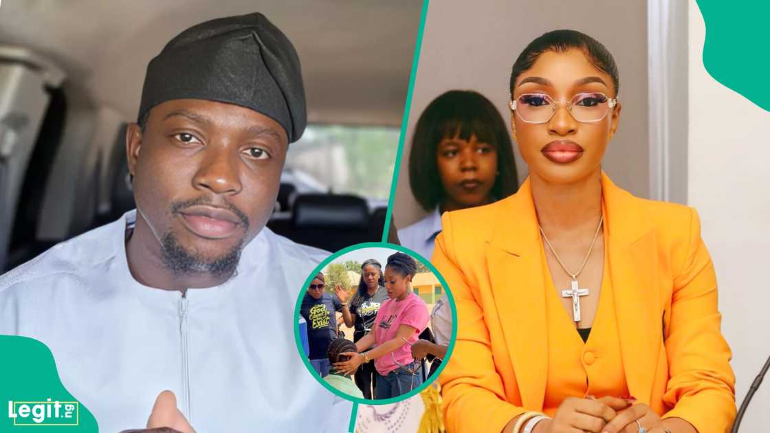 VeryDarkMan tells Tonto Dikeh to leave his hood alone after actress conducts deliverance on student at school he renovated