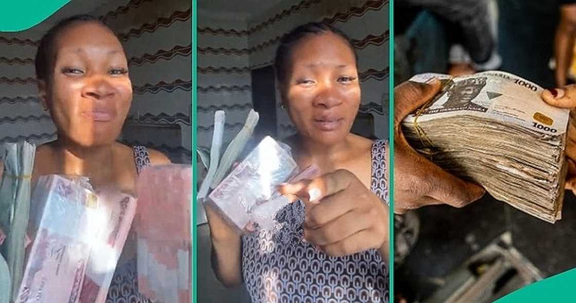 Woman received bundles of cash from husband's friends Woman received bundles of cash from husband's friends