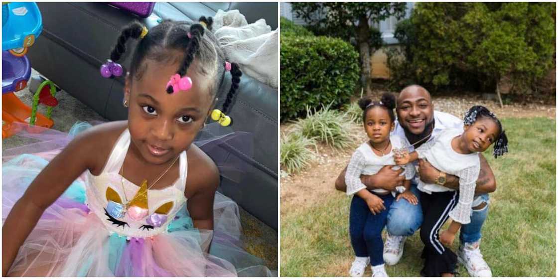 Sweet family reunion: Singer Davido reunites with his second daughter, Hailey, in Atlanta