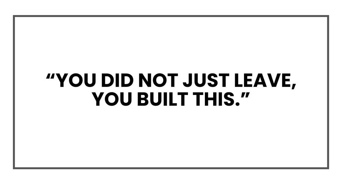 You did not just leave