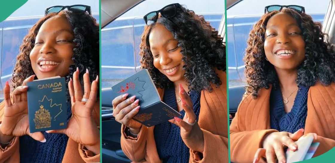 Lady becomes citizen of Canada. Lady becomes citizen of Canada.