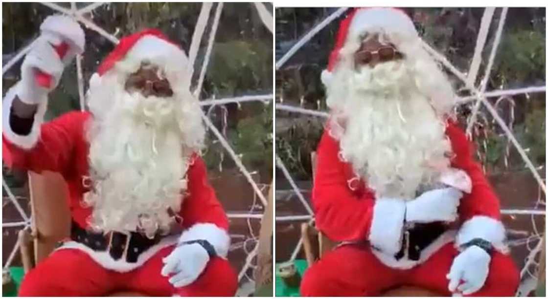 Photos of Nigerian Santa Claus. Photos of Nigerian Santa Claus.