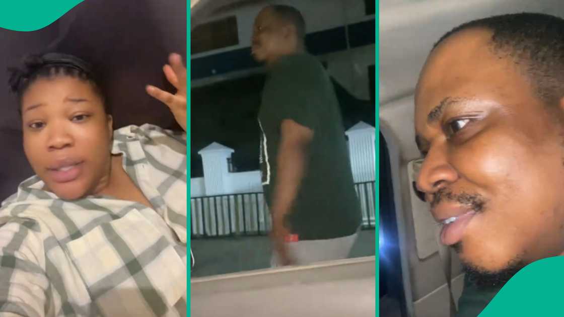 Video shows man's reaction as Nigerian lady woos him on the road Video shows man's reaction as Nigerian lady woos him on the road