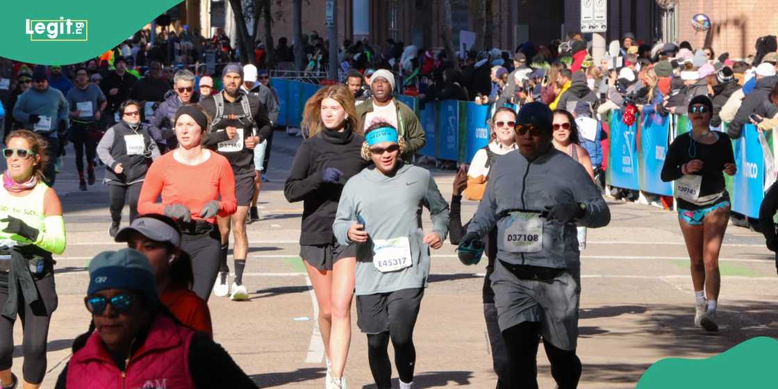 Seyi Makinde participates in half-marathon in US