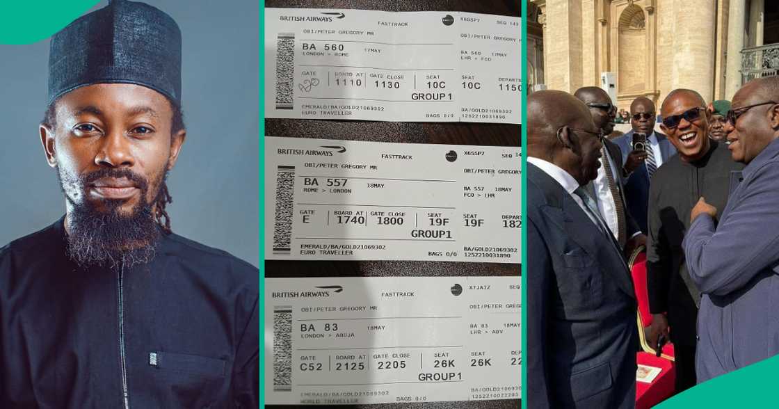 Man opens up about what Peter Obi told him about Pope Leo's inauguration, releases his flight ticket Man opens up about what Peter Obi told him about Pope Leo's inauguration, releases his flight ticket
