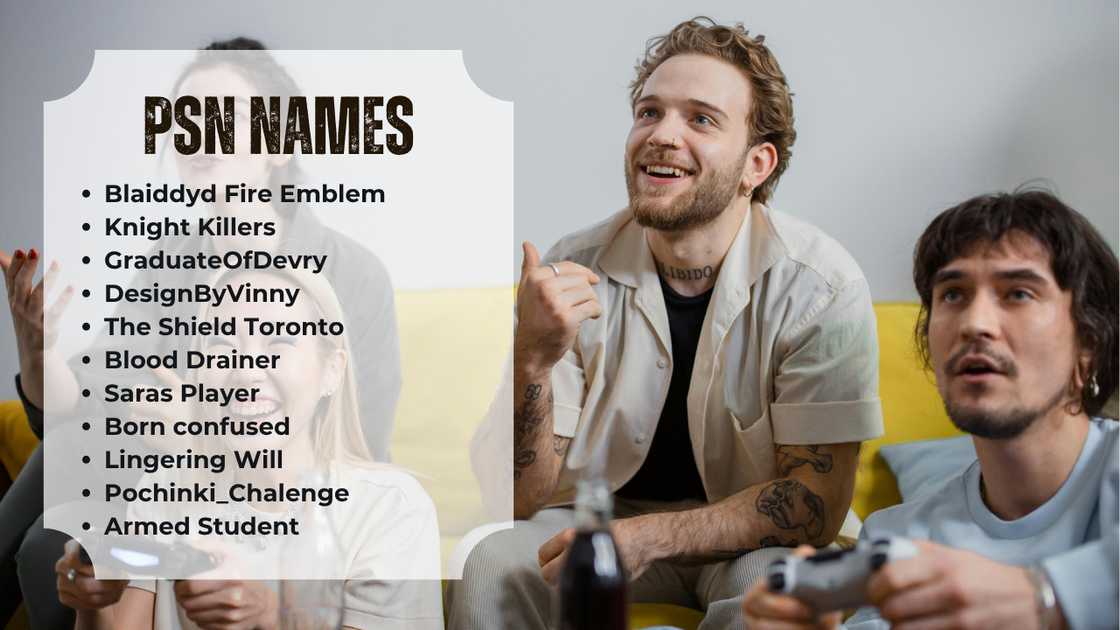 PSN name ideas PSN name ideas