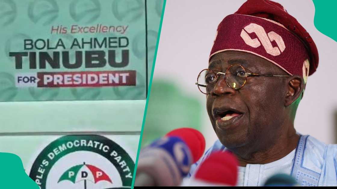Nigerians have started reacting to the trending video of branded PDP bus campaigning for President Bola Tinubu's re-election in 2027.