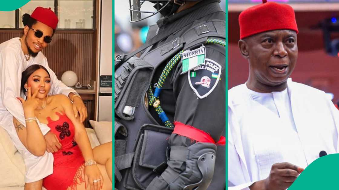 Regina Daniels' brother Sammy arrested on live video.