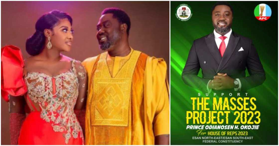 Mercy Johnson's husband joins politics