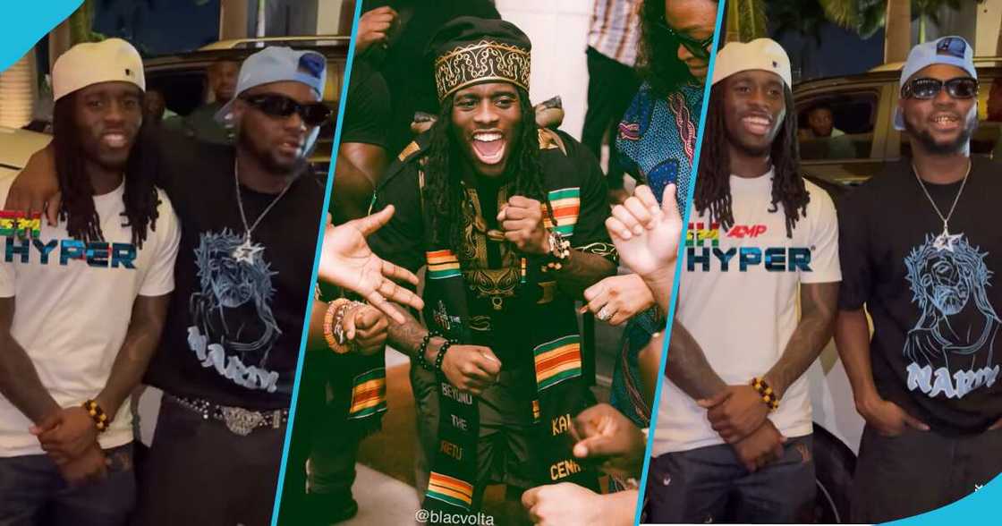 Biggest American online streamer Kai Cenat met Ghanaian singer King Promise Biggest American online streamer Kai Cenat met Ghanaian singer King Promise