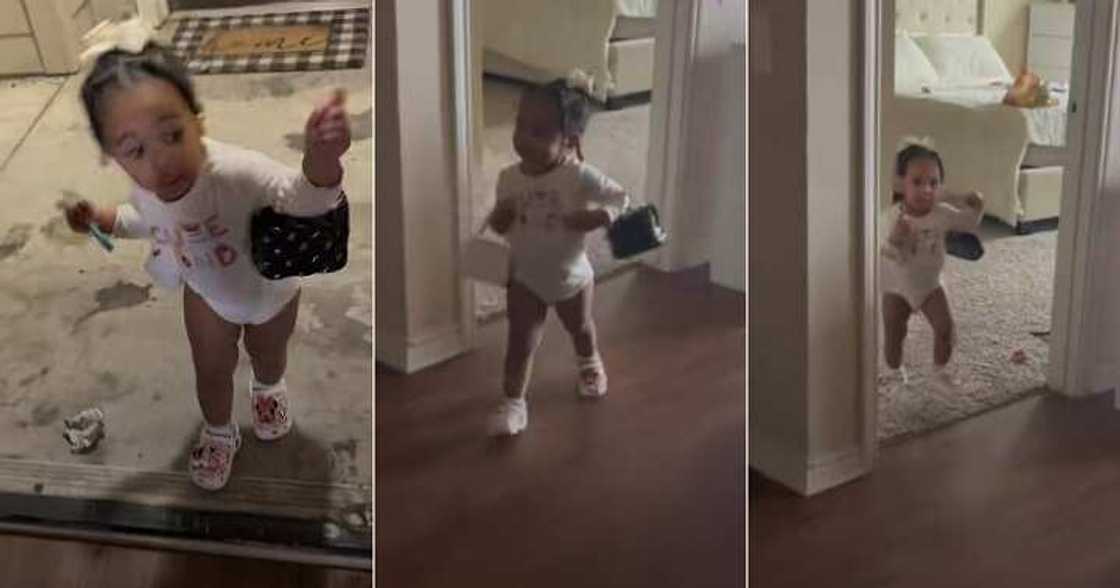 Little girl tells mum she's leaving home