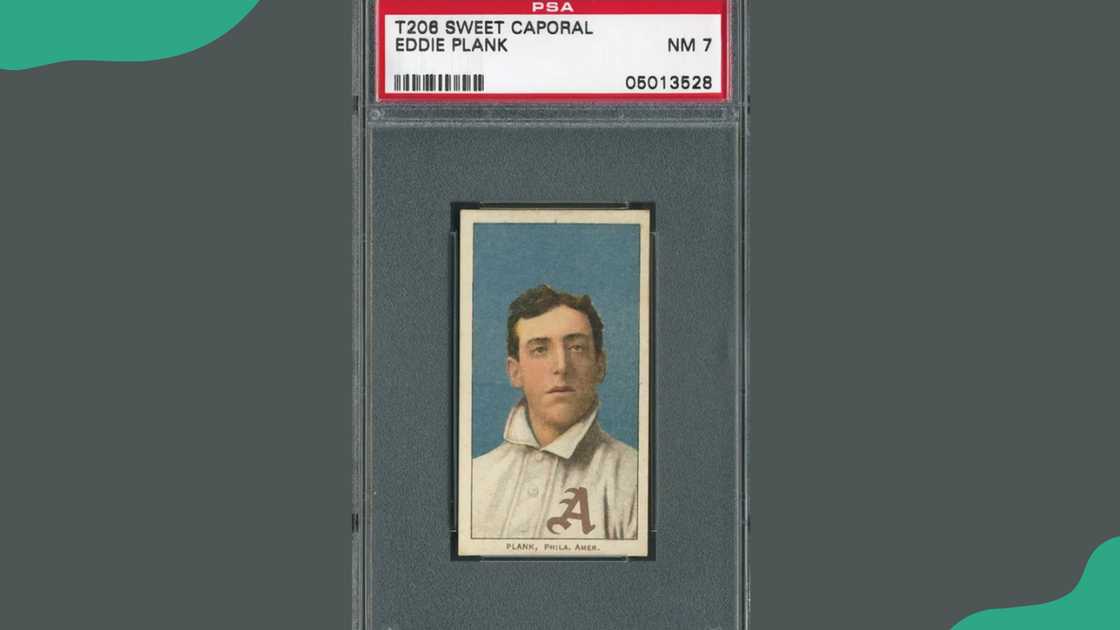 Eddie Plank: 1909–11 T206 PSA 7 Eddie Plank: 1909–11 T206 PSA 7