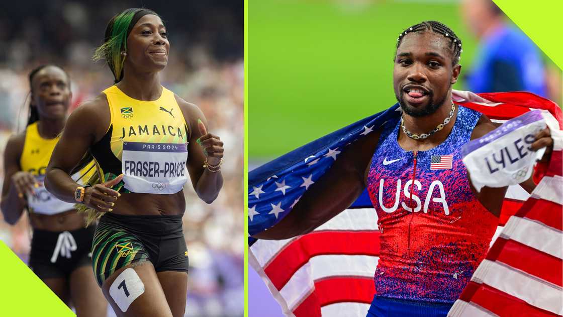 Shelly-Ann Fraser-Pryce withdrew without getting a medal at the Paris Olympics, while Noah Lyles won a gold and bronze