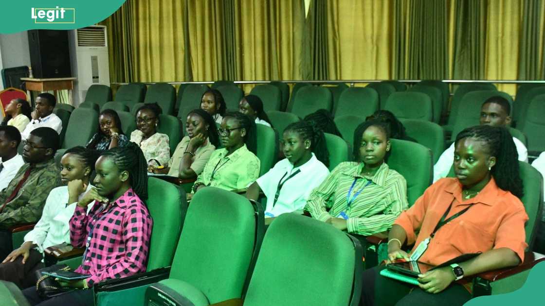 Students attending a lecture session at Landmark University Students attending a lecture session at Landmark University