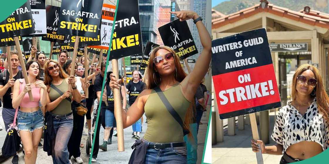 Osas Ighodaro, Hollywood actors' strike Osas Ighodaro, Hollywood actors' strike