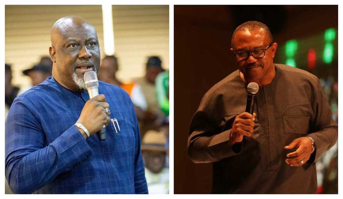 Dino Melaye, Peter Obi, PDP, Labour Party, 2023 election Dino Melaye, Peter Obi, PDP, Labour Party, 2023 election