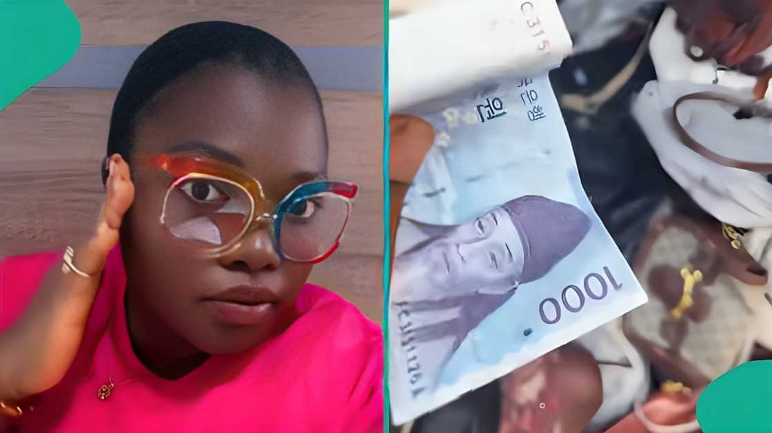 Woman escorts friend to market, ends up finding foreign currency in bags Woman escorts friend to market, ends up finding foreign currency in bags