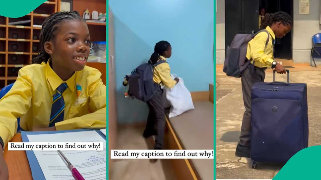 Boy settles down in a Nigerian boarding school. Boy settles down in a Nigerian boarding school.