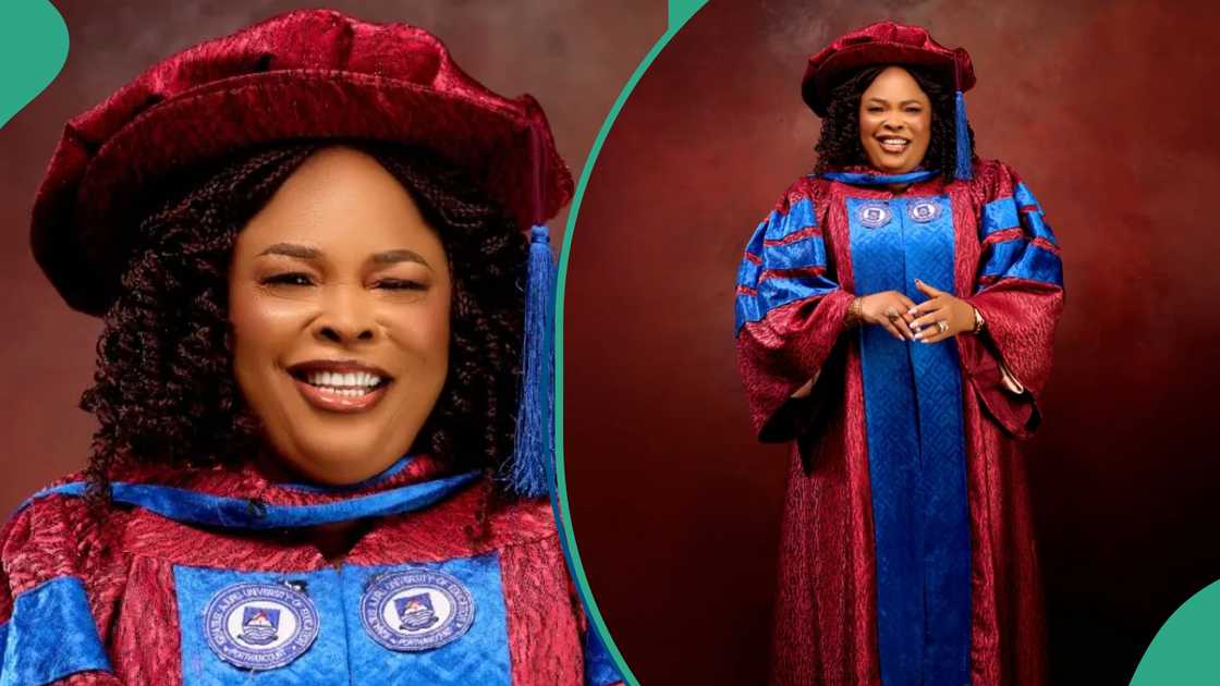 Dame Patience Jonathan bags doctorate degree Dame Patience Jonathan bags doctorate degree
